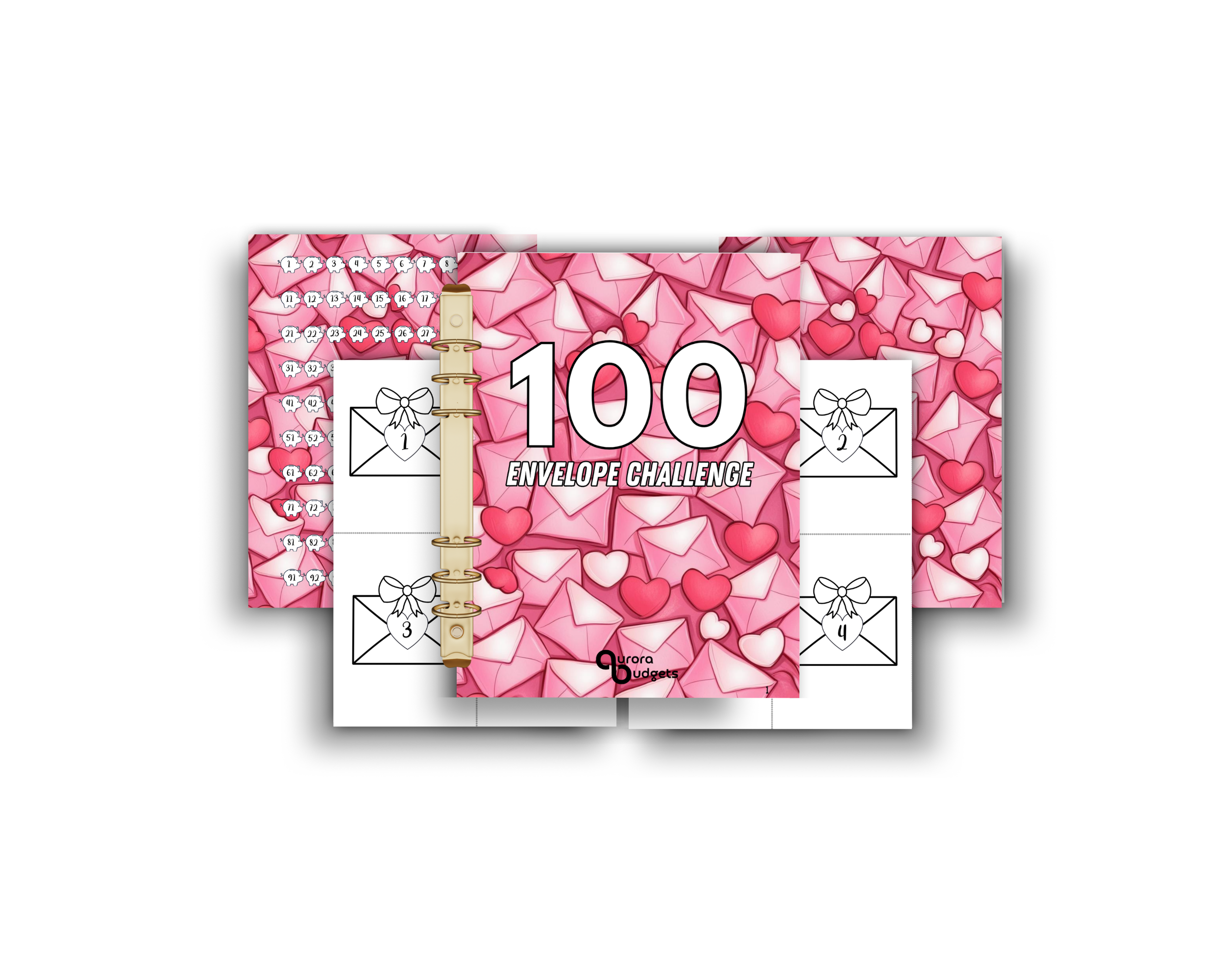 100 ENVELOPE budget bundle for A5 binder