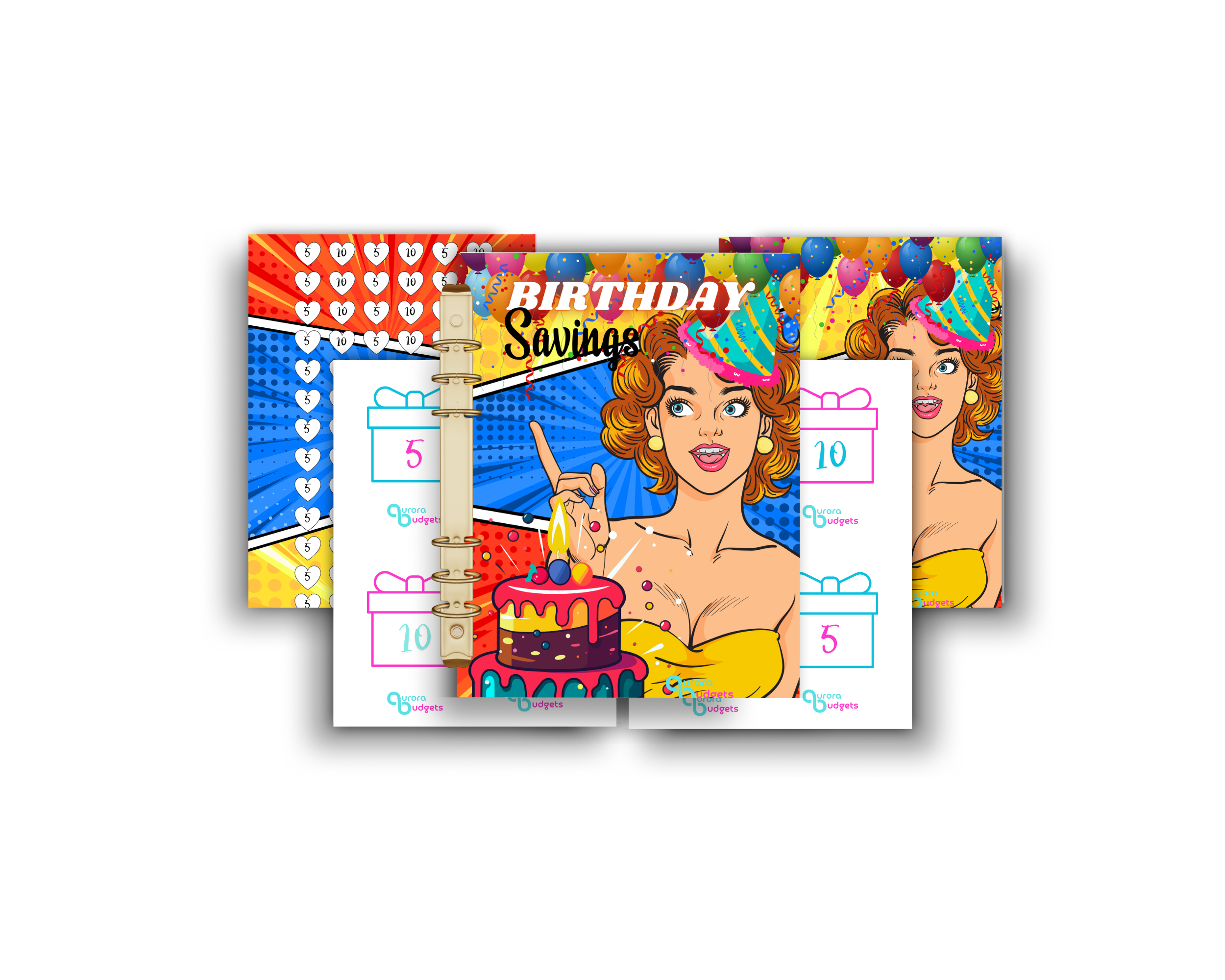BIRTHDAY budget bundle for A5 binder