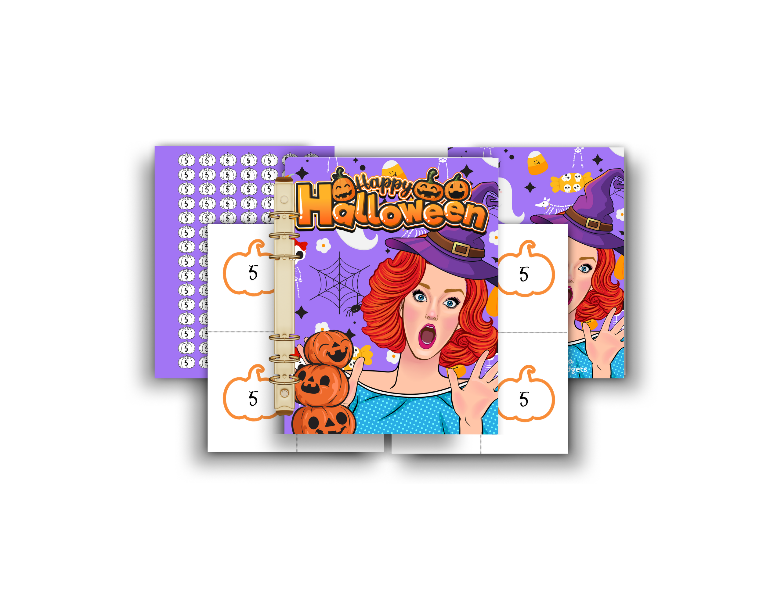 HALLOWEEN budget binder bundle for A5 binder
