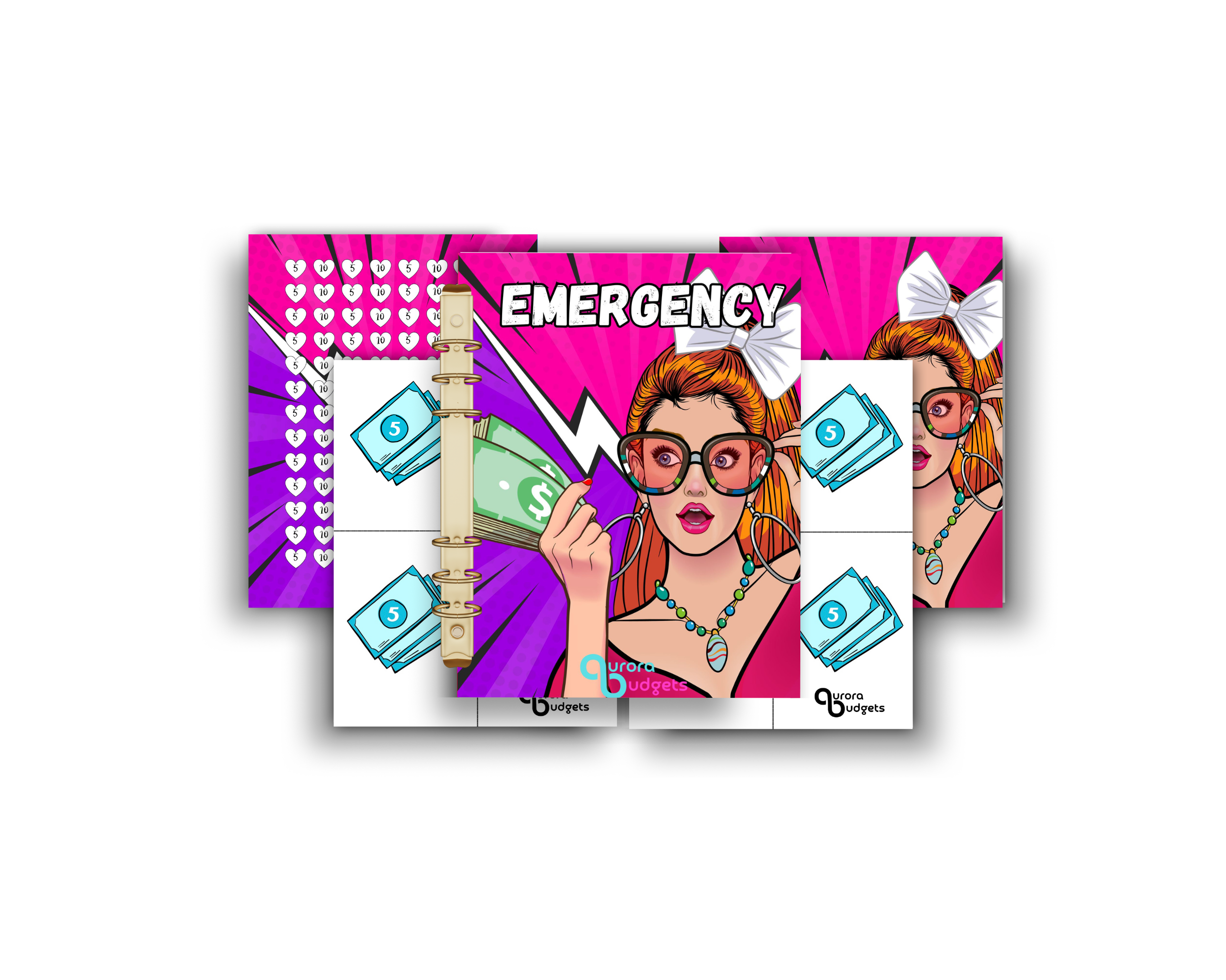 EMERGENCY budget bundle for A5 binder