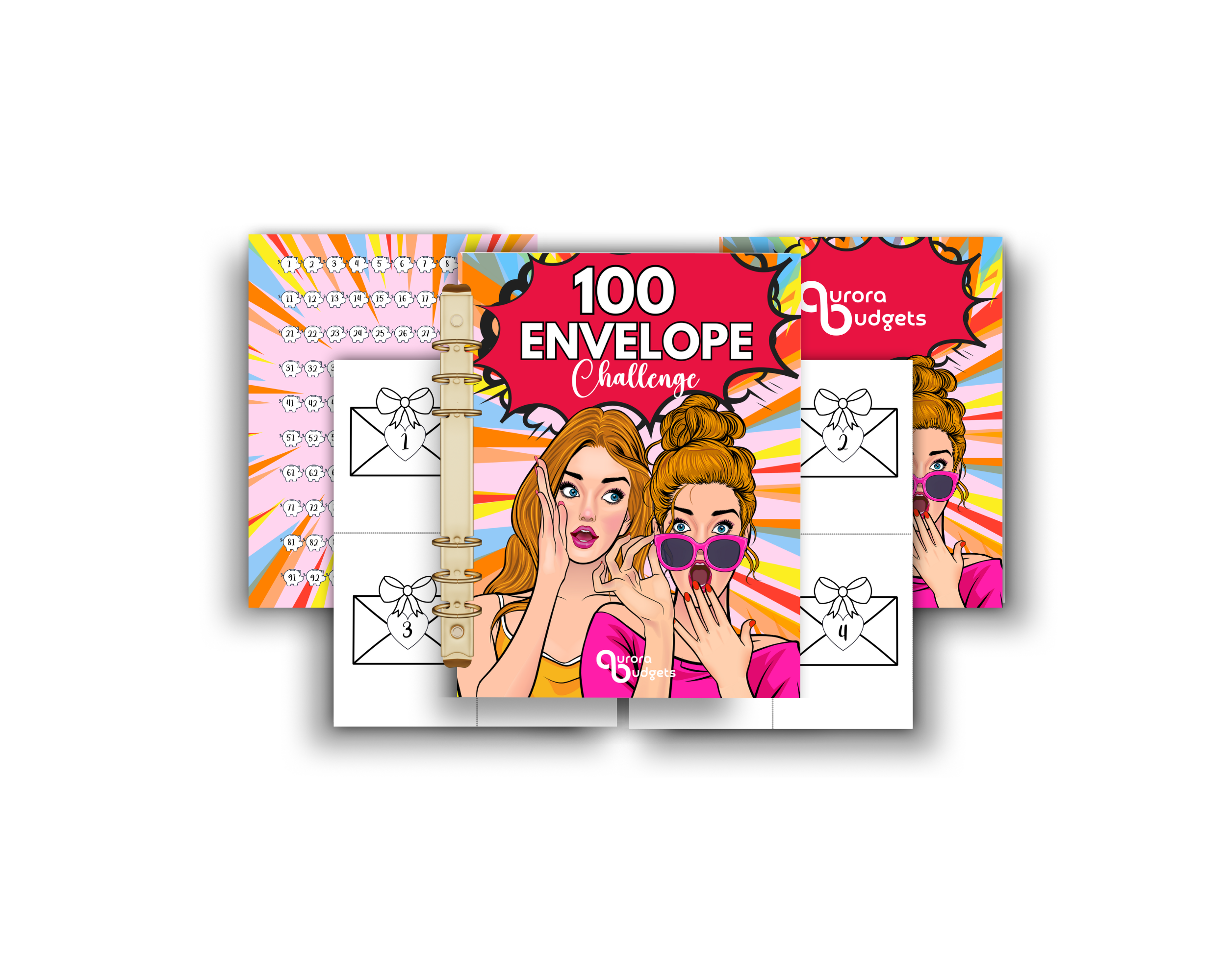 100 ENVELOPE budget bundle for A5 binder