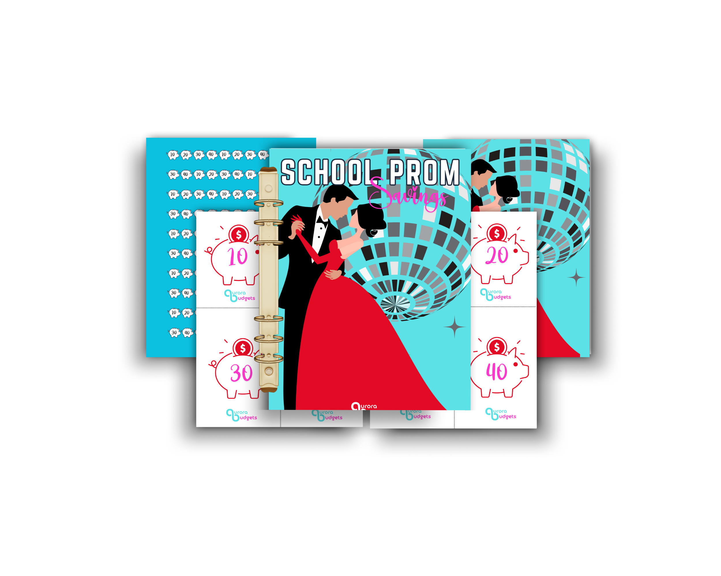 PROM budget bundle for A5 binder