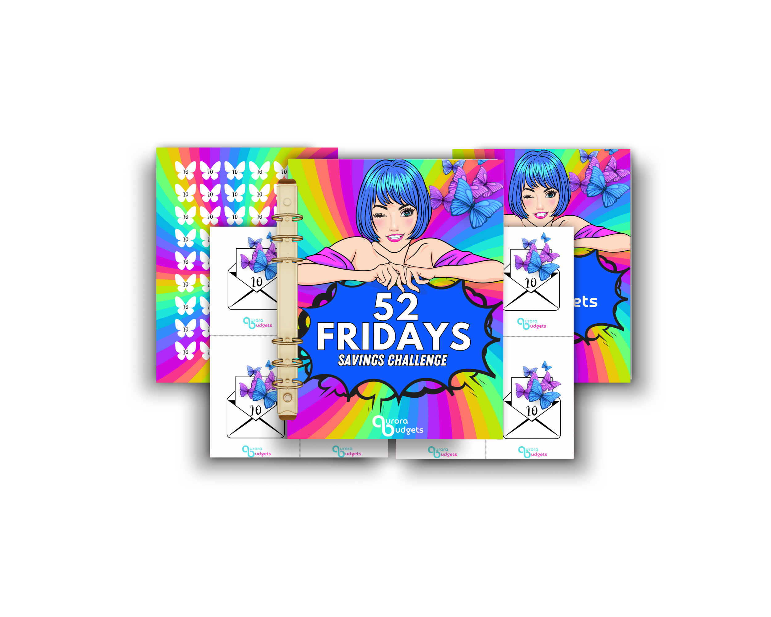 52 FRIDAYS budget bundle for A5 binder