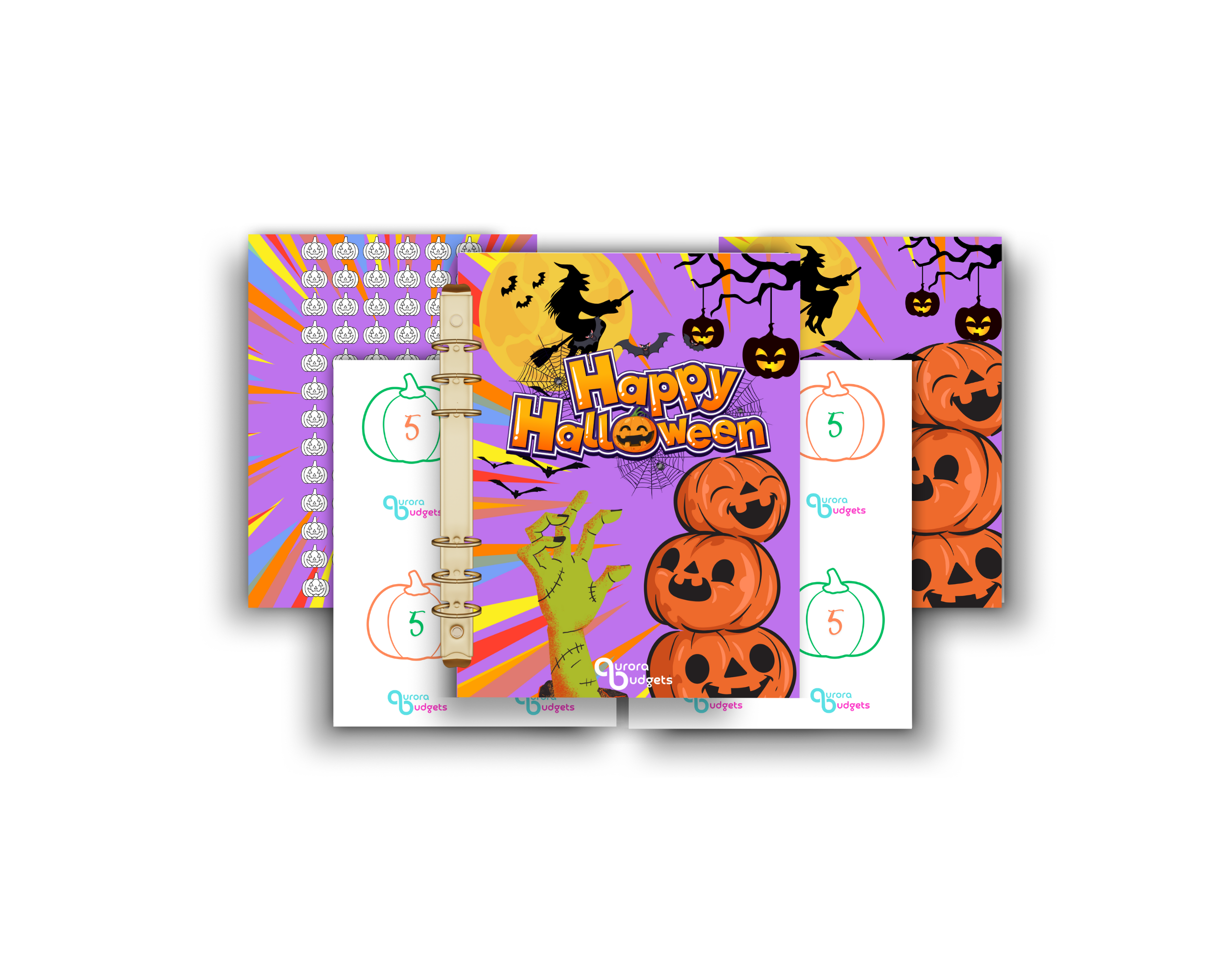 HALLOWEEN budget binder bundle for A5 binder