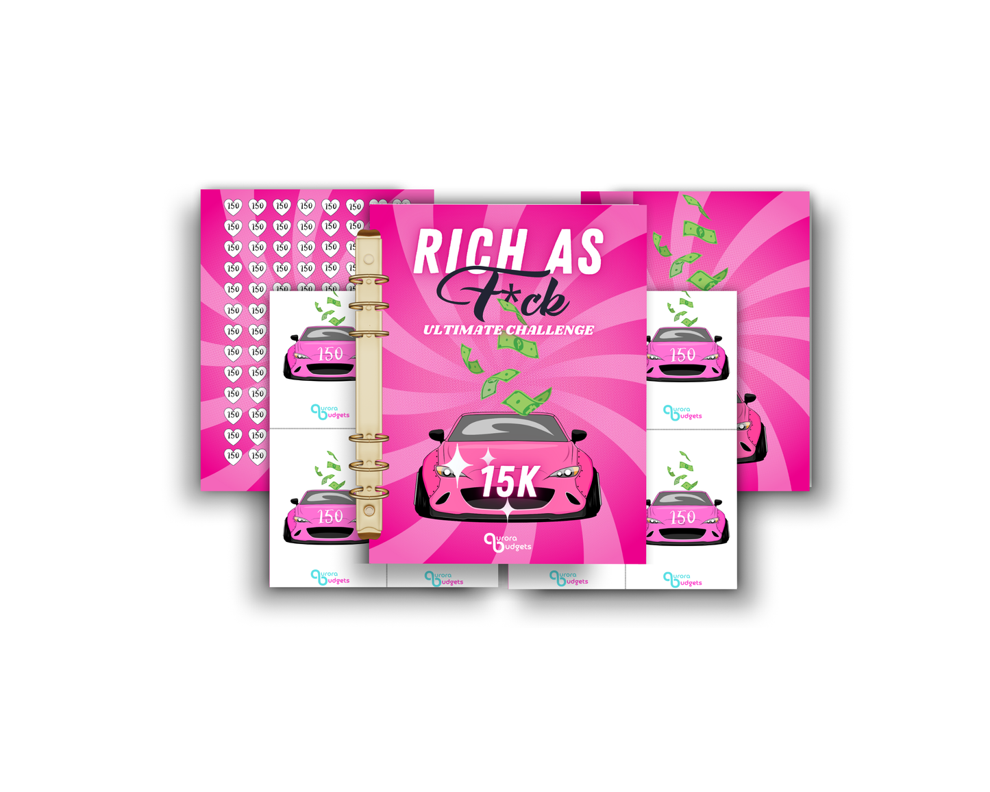 RICH AS FK budget bundle for A5 binder